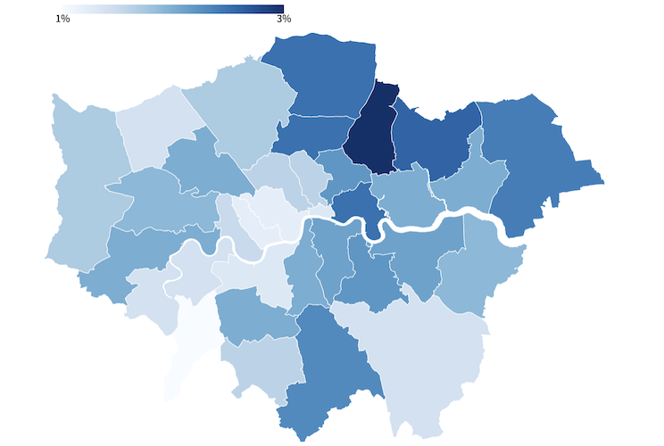 London unemployed increase by a third as Covid hits east of city ...