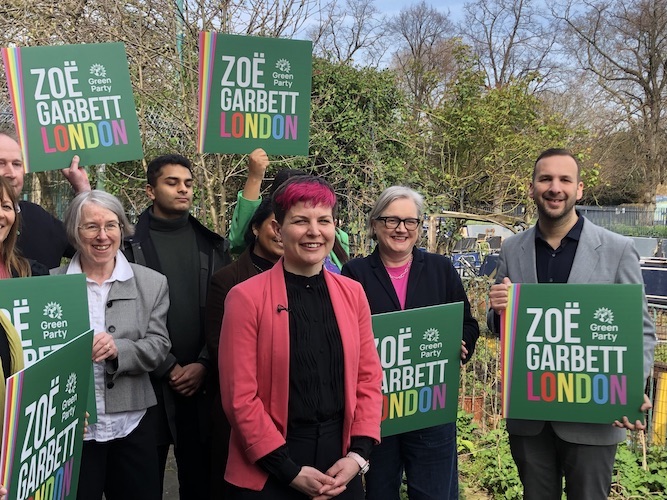 Zoë Garbett launches Green campaign for Mayor pledging ‘more affordable’ London