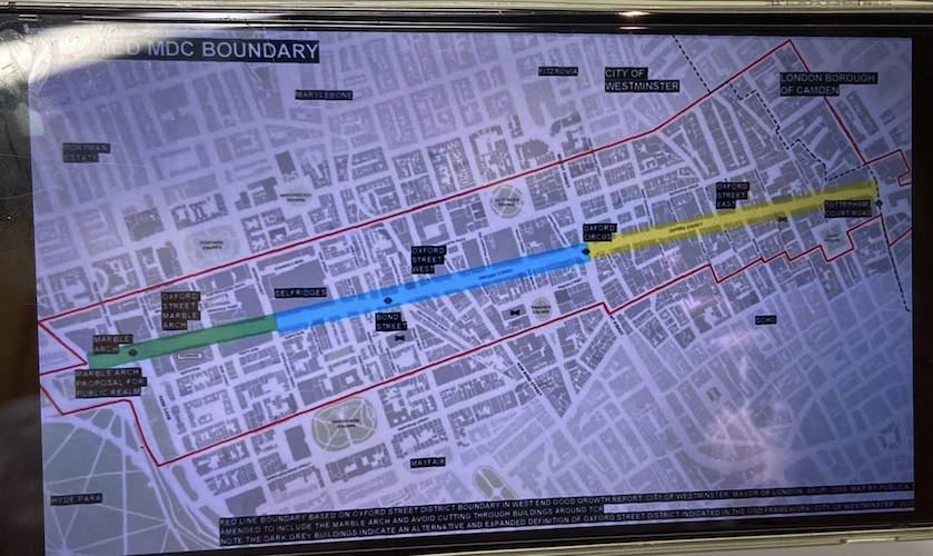 Map shows possible boundary of Sadiq Khan’s plans for Oxford Street